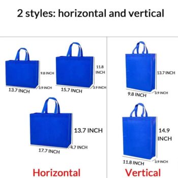 Custom black non woven packaging gift bags eco 80gsm pp non-woven fabric shopping tote bag for market