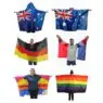 Custom hooded banner new zealand body flag for advertising and events