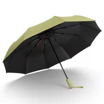 custom logo 10 rib automatic folding umbrella 1