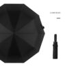 custom logo 10 rib automatic folding umbrella 10