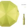 custom logo 10 rib automatic folding umbrella 7