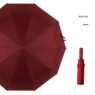 custom logo 10 rib automatic folding umbrella 8