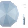 custom logo 10 rib automatic folding umbrella 9