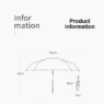 custom logo 24 rib automatic folding umbrella