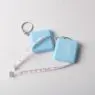 Custom logo 60 inch plastic square measuring tape with keychain mini tailor tape measures