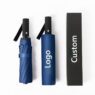 custom logo carbon fiber 3 fold umbrella 2