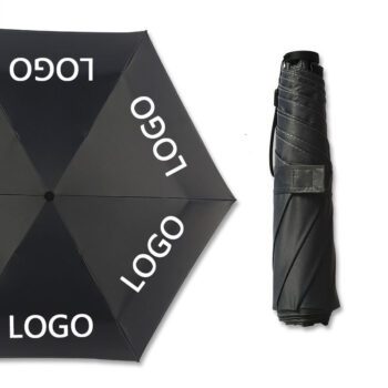 custom logo carbon fiber 3 fold umbrella