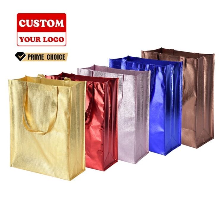 Custom logo environmental friendly non woven t shirt shopping bag storage bag d cut non woven bag with zipper