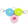 Round plastic disc tape measure with 1.5m durable non-stretch soft pvc ruler tape promotional gifts disc tape measure