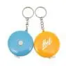 Round plastic disc tape measure with 1.5m durable non-stretch soft pvc ruler tape promotional gifts disc tape measure