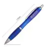 High quality promotional gift plastic rubber coated ballpoint pen with custom logo