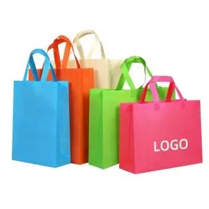 Customized personalized recyclable fabric shopping bag wholesale promotional pp non woven manufacturers tnt bags