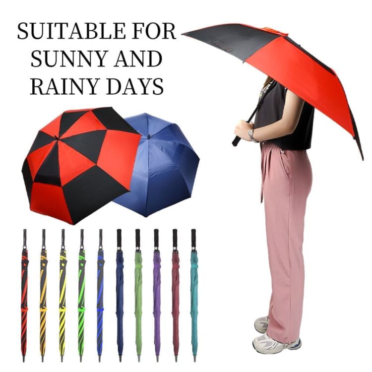 Double layer supplier windproof manufacturer sunshade summer waterproof chinese luxury cheap umbrella