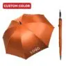 Hot sale uv personalized umbrella supplier windproof big manual sunshade summer waterproof umbrella with logo