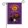 Halloween festival outdoor custom garden flags printing sublimation double sided garden flag courtyard flag banner