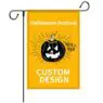 Halloween festival outdoor custom garden flags printing sublimation double sided garden flag courtyard flag banner