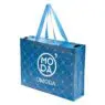 Low moq custom logo printed promotion reusable polypropylene lamination non woven bag non-woven shopping bag