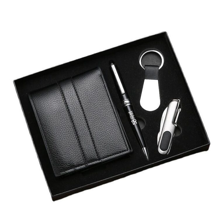 Merchandising promo business gift sets corporate office souvenir luxury promotional business gift set