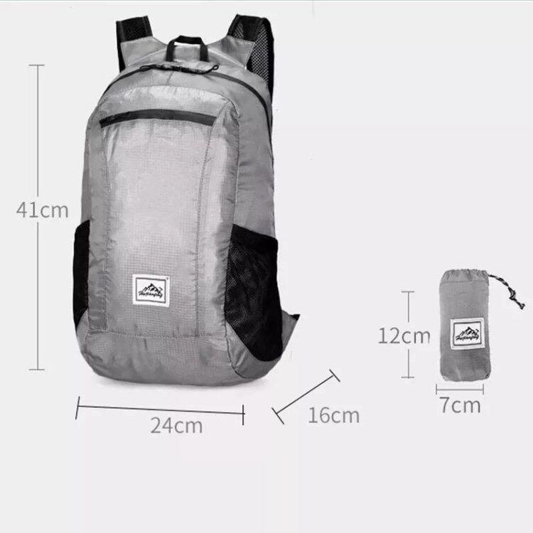 Custom logo outdoor sports large capacity travel bag waterproof sports folding gym backpack