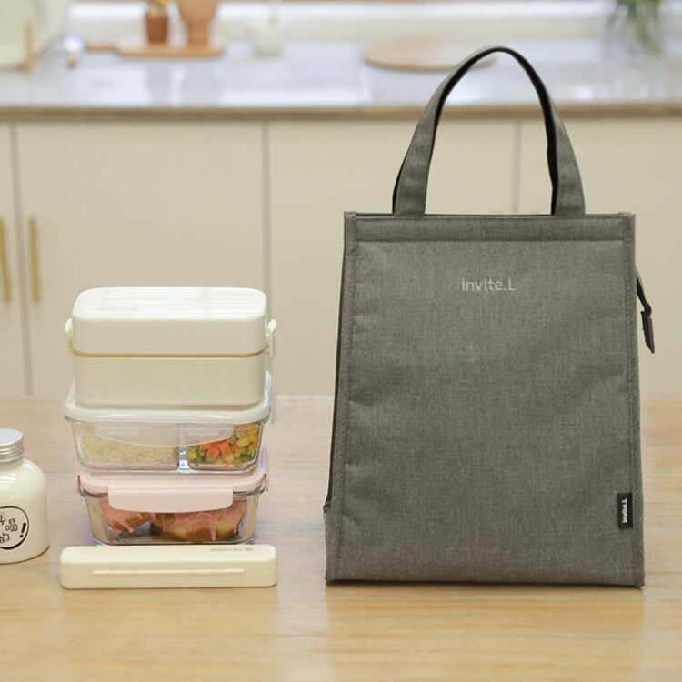 Custom portable girls food cooler box tote women insulated cooler food handle lunch bag