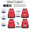 Custom logo wholesale polyester school bag kid backpack waterproof printed school bags