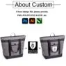 Custom logo foldable food delivery bag oxford cooler insulated bag