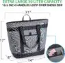 Custom logo foldable food delivery bag oxford cooler insulated bag