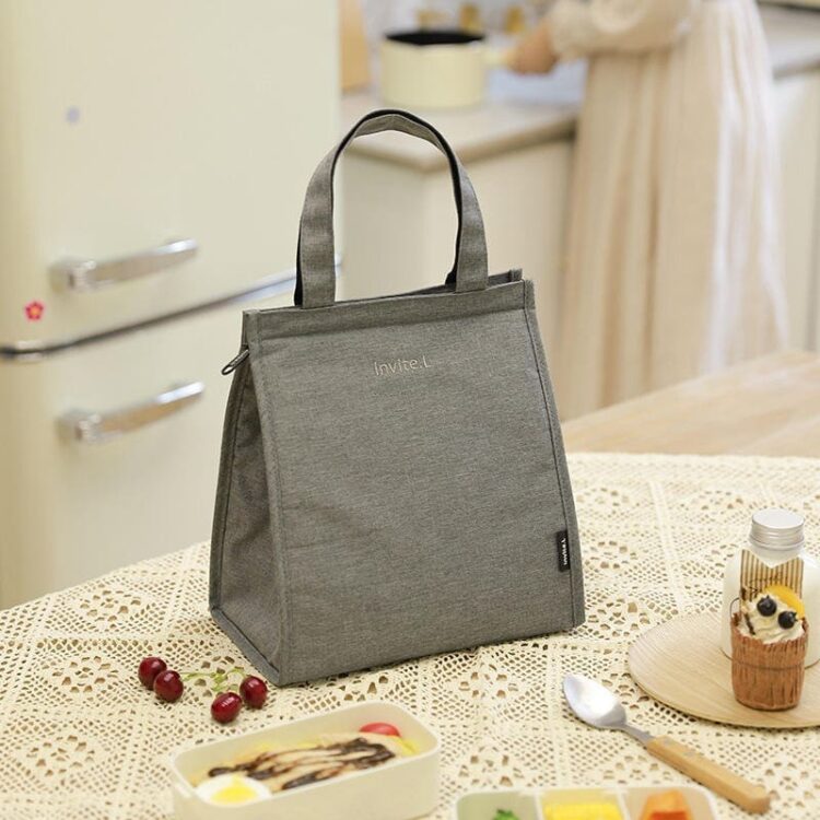 Custom portable girls food cooler box tote women insulated cooler food handle lunch bag