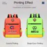 Custom logo wholesale polyester school bag kid backpack waterproof printed school bags