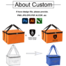 Custom delivery supermarket insulated cooler bag logo delivery bag