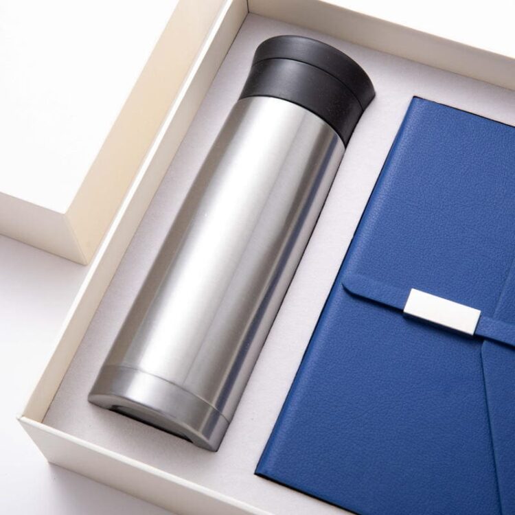 Custom gift ideas business gift thermos cup notebook set a5 notepad cup pen three-piece set school gift set