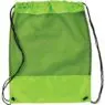 Custom zipper polyester mesh drawstring backpack mesh drawstring bag with logo