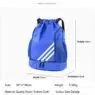 Custom gym draw string sport portable nylon oxford drawstring bag with logo