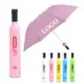 New design personalized customized bottle shape gift advertising wine bottle umbrella