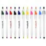 Popular custom logo promotional cheap plastic ball pen javelin ballpoint pens with full color logo