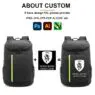 Portable custom logo cooler backpack 30 cans travel lightweight picnic insulated backpack cooler bag leak-proof cooler food box