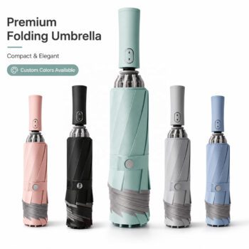 premium windproof folding inverted umbrella escan