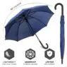 Promotional cheap wholesale custom print 3 folding umbrella rainproof automatic windproof golf umbrellas with logo
