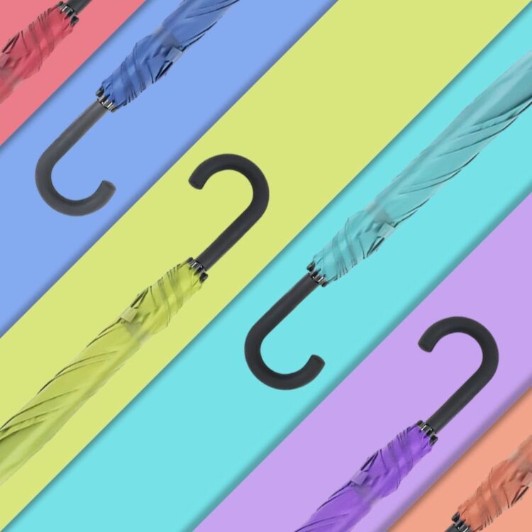 Promotional cheap wholesale custom print 3 folding umbrella rainproof automatic windproof golf umbrellas with logo