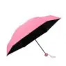 Super sturdy 8 ribs and inverted pole 5 fold mini umbrella 5 folding umbrella