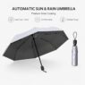 titanium silver coating foldable umbrella panan