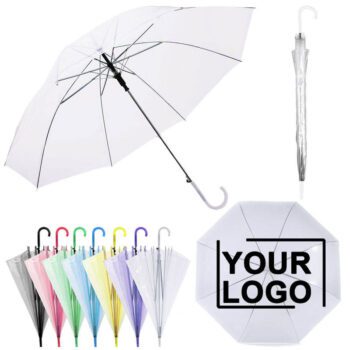 wholesale custom clear pvc umbrellas