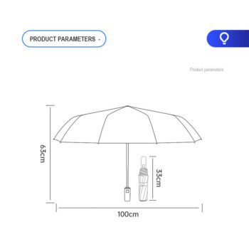 wholesale custom led flashlight foldable umbrella 1