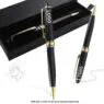 Writing twist hotel branded luxury gift promotion ball point pen heavy advertising personalized metal pens with custom logo