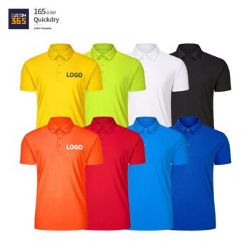 165 gsm quick dry polyester athletic t shirts for men