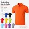 180gsm quick dry mesh polo shirt kassar