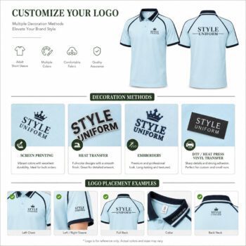 220gsm unisex cotton polyester polo shirt cocker 1