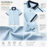 220gsm unisex cotton polyester polo shirt cocker 3