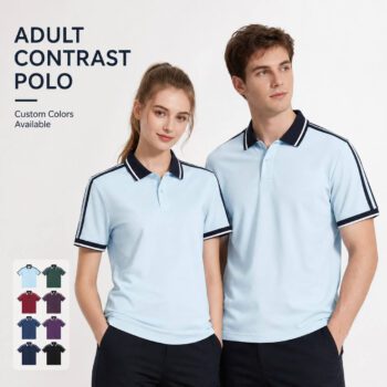 220gsm unisex cotton polyester polo shirt cocker