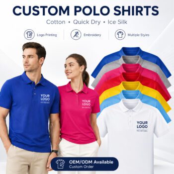 230gsm 100 combed cotton polo shirt sappor
